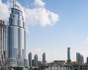 Burj Khalifa At TheTop 124th Floor with Dubai mall &fountain,Morning & Afternoon