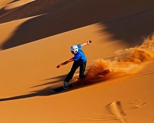 Exciting Dubai Dune Buggy Safari & Sand Boarding & BBQ Dinner & Belly Dance Show