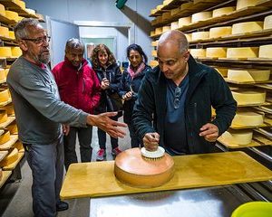 Alpine cheese tasting in a traditional Swiss farm