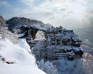 Bohemian And Saxon Switzerland Winter Tour from Prague