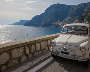 Private Tour: Amalfi Coast Day Trip from Naples by Vintage Fiat 500 or Fiat 600