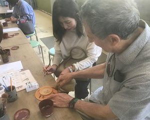 Japanese traditional craft "stand pile burning experience" and sightseeing in Tamba Teiyama (Shukura tour, castle, castle town)