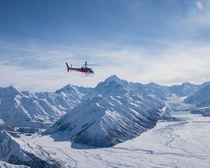 Mount Cook Mountains High Helicopter Flight