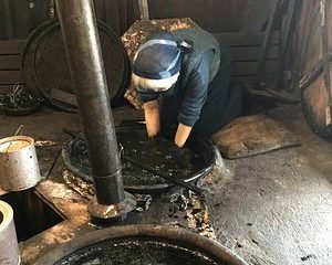 Traditional Japanese Indigo Dyeing In Mt. Fuji Area