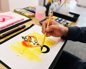 Master Calligrapher's Kanji Art Experience