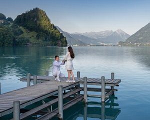 Phototour Photoshoot at the Lake of Brienz, Iseltwald, Interlaken