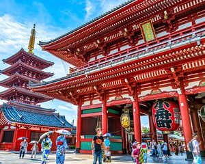 Sumida River Walk to Asakusa Senso-ji temple Tour