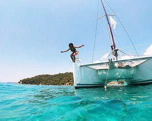 Private Half Day cruise on Catamaran in Corfu